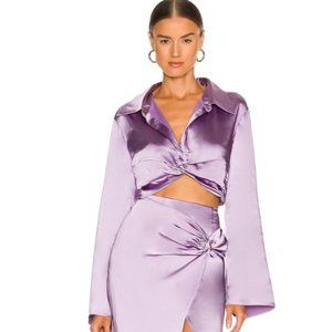 L'Academie Franca Top in Purple NWOT Size Small